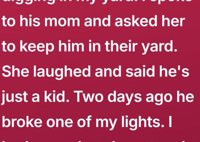 The 7-Year-Old Who Kept Digging in My Yard—Until His Mother Took Me to Court