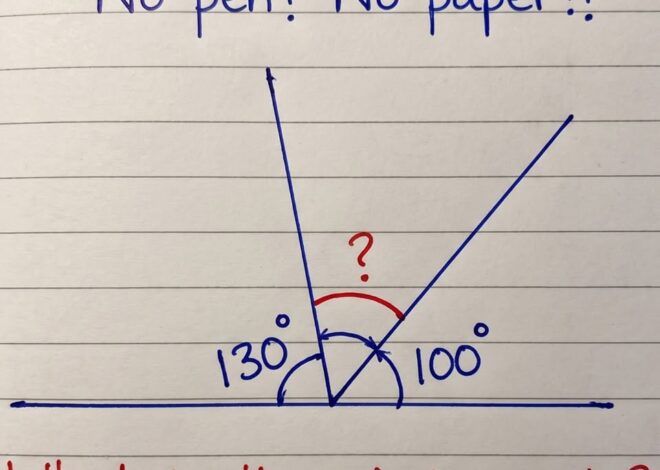 Can You Solve This Missing Angle Puzzle?