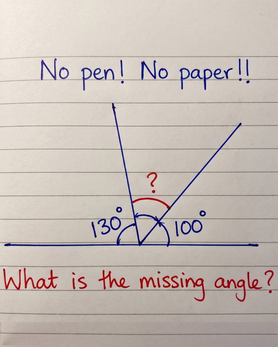 Can You Solve This Missing Angle Puzzle?