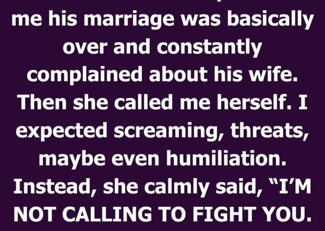 His Wife Called Me After Learning I Was Pregnant