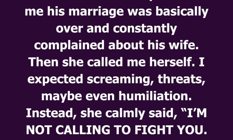 His Wife Called Me After Learning I Was Pregnant