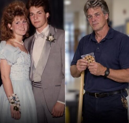 My 8-Year-Old Granddaughter Pointed at the Boy in My Old Prom Photo and Said, ‘Grandma, He Gives Me Extra Dessert at School’ – He’d Been Gone for 42 Years, and She Handed Me Something That Made Me Go Pale
