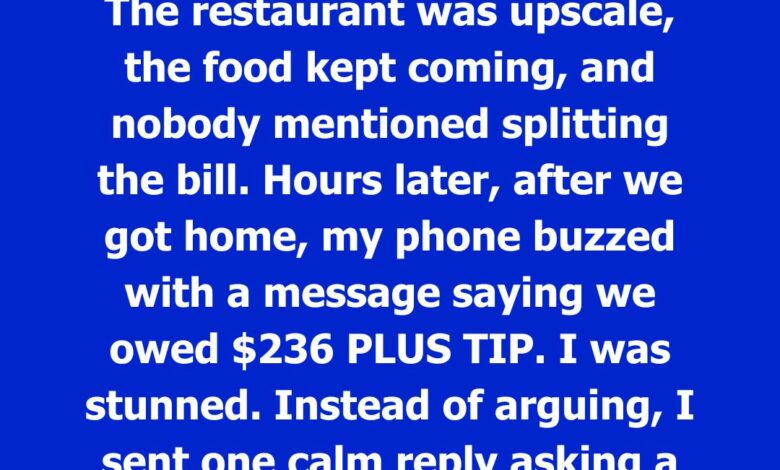 The Birthday Dinner Bill Nobody Expected