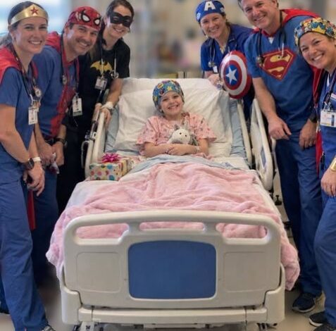 Every Doctor Treating My 7-Year-Old Daughter for Cancer Dressed as Superheroes for Her Birthday – She Was Crying with Joy When Her Oncologist Knelt Down and Said, ‘There’s One Part of Today Your Mom Doesn’t Know About Either’