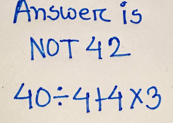 A Tricky Math Puzzle: Don’t Get Fooled by “42”!