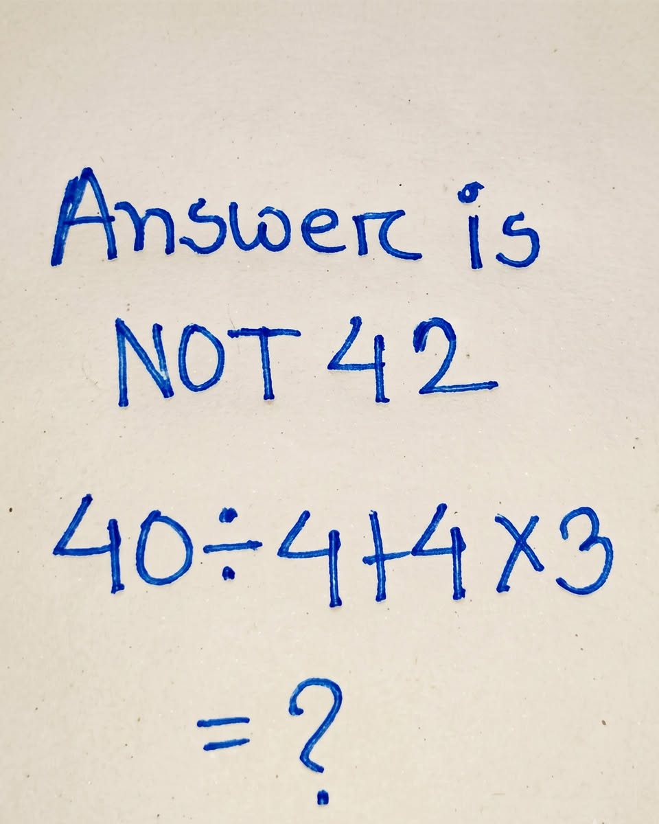 A Tricky Math Puzzle: Don’t Get Fooled by “42”!