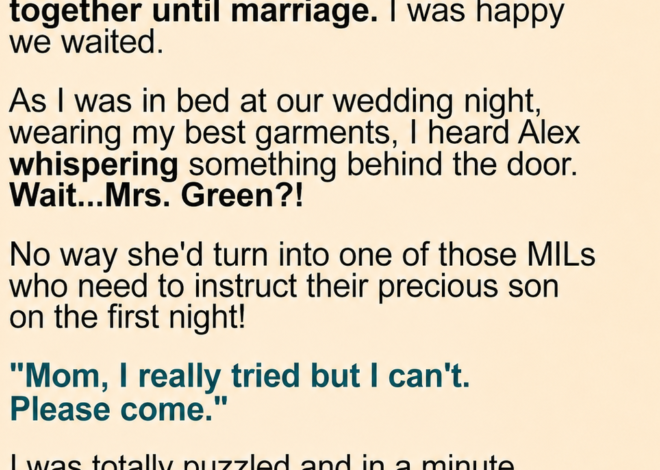 UNVEILING MY HUSBAND’S SECRET ON OUR WEDDING NIGHT
