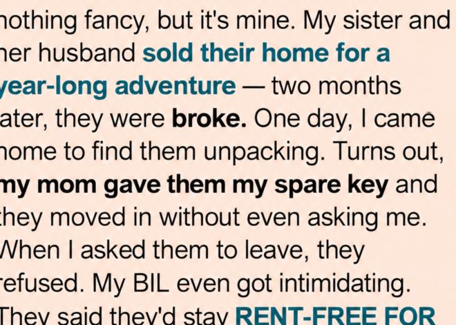 My Sister Moved In Without Asking — She Regretted It the Same Day