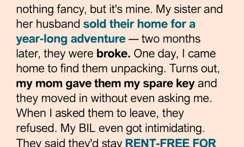 My Sister Moved In Without Asking — She Regretted It the Same Day