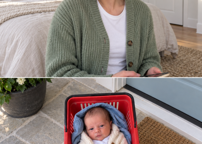 I Found a Baby Wrapped in My Missing Daughter’s Denim Jacket on My Porch – The Chilling Note I Pulled from the Pocket Made My Hands Start Shaking