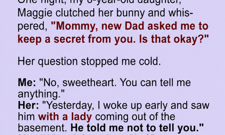 Three years after my husband passed away, I found love again. Then one day, my daughter said, “Mommy, the new dad asked me to keep a secret