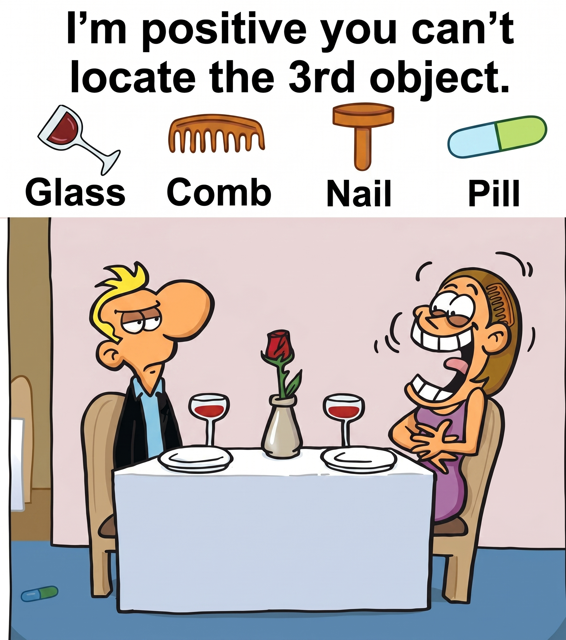 I’m Positive You Can’t Find the 3rd Object!
