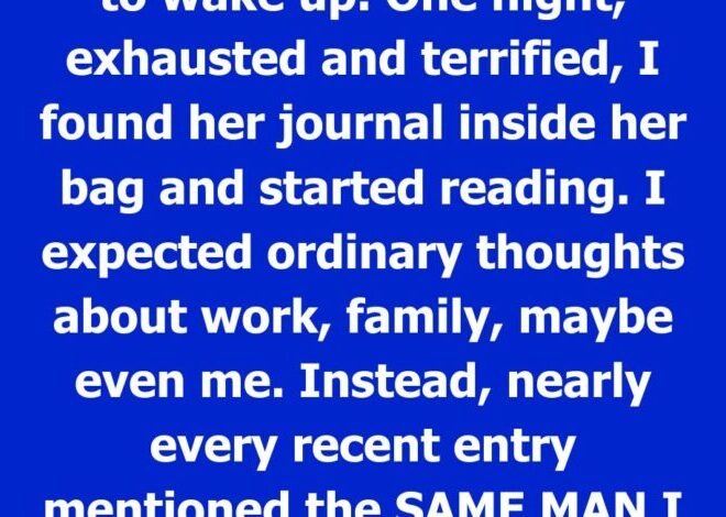 The Secret Hidden in My Wife’s Journal