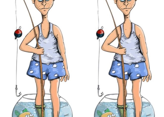 Find 1 Difference: The Funny Fisherman Challenge!