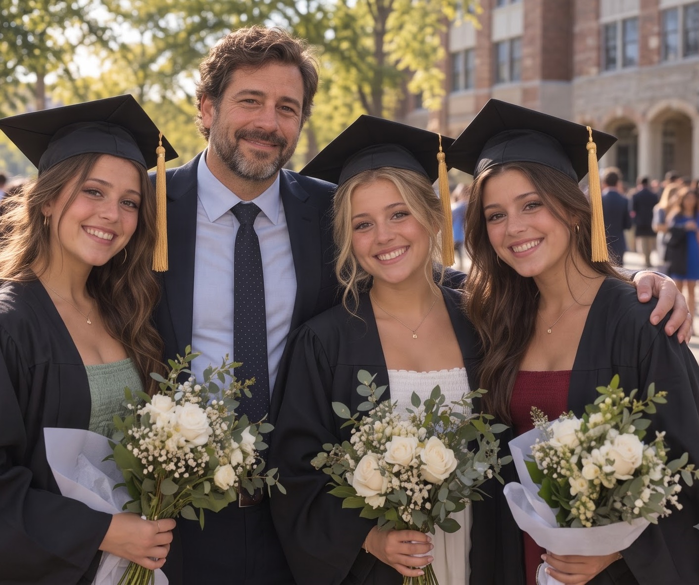 My Brother Left His Newborn Triplets on My Doorstep and Vanished—22 Years Later, My Nieces Walked Onto Their Graduation Stage and Read Something Out Loud That Brought Me to My Knees