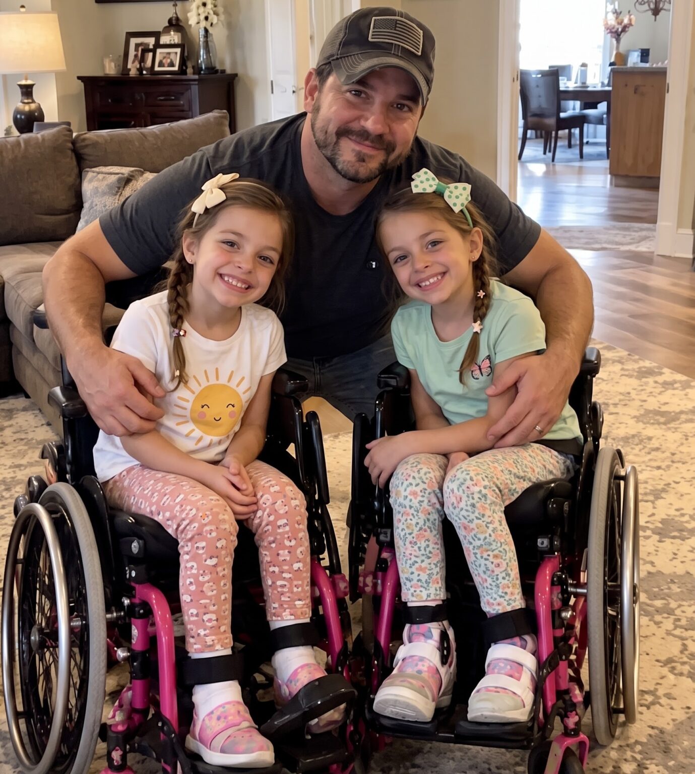 My Wife Walked Out on Me and Our Twin Daughters in Wheelchairs—12 Years Later, on Father’s Day, They Said, “Dad, We’ve Been Keeping Something from You.”