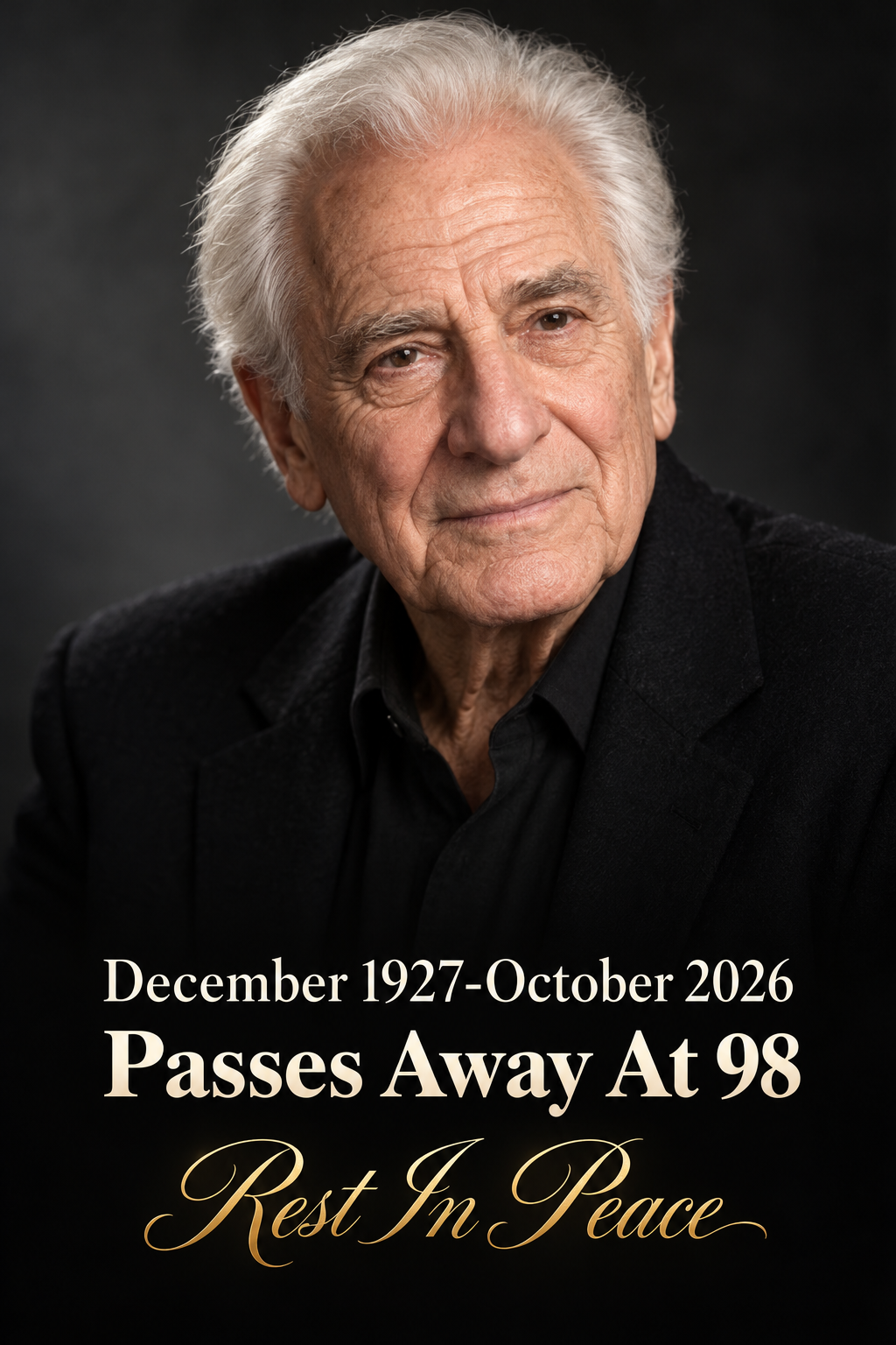 Celebrated Actor Leaves a Lasting Legacy on Stage and Screen Dies at 98