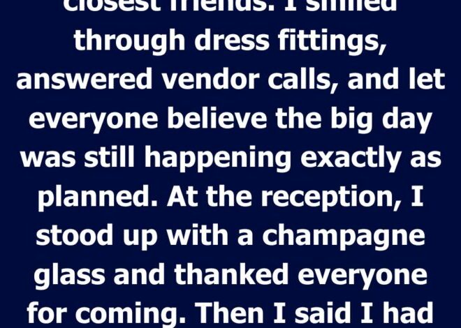 The Surprise I Saved for My Wedding Day