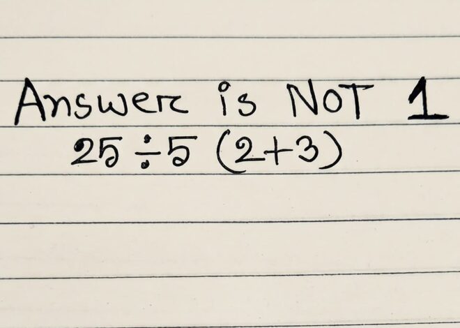 The Viral Math Puzzle: 25 ÷ 5(2+3)