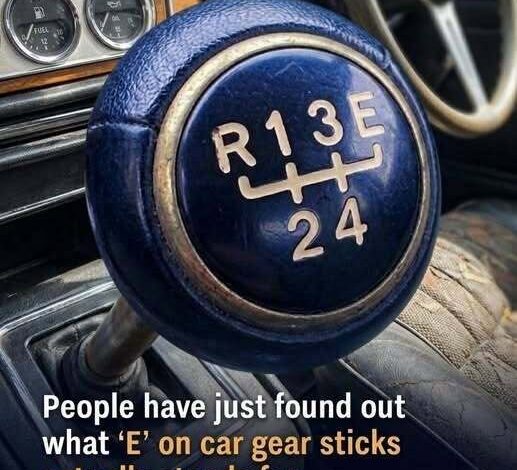The Meaning of the E on Older Car Gear Sticks Explained!