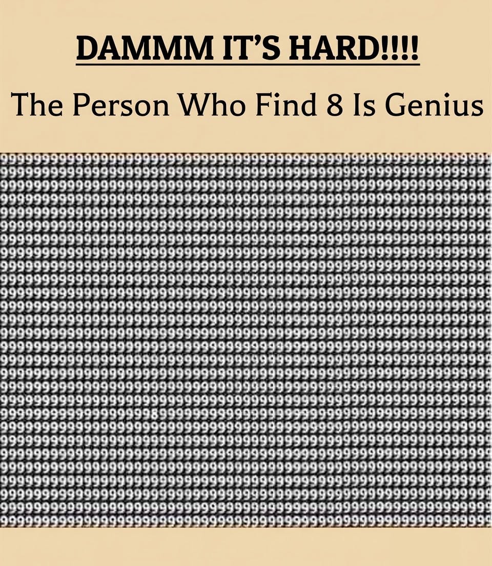 The Person Who Find 8 Is Genius