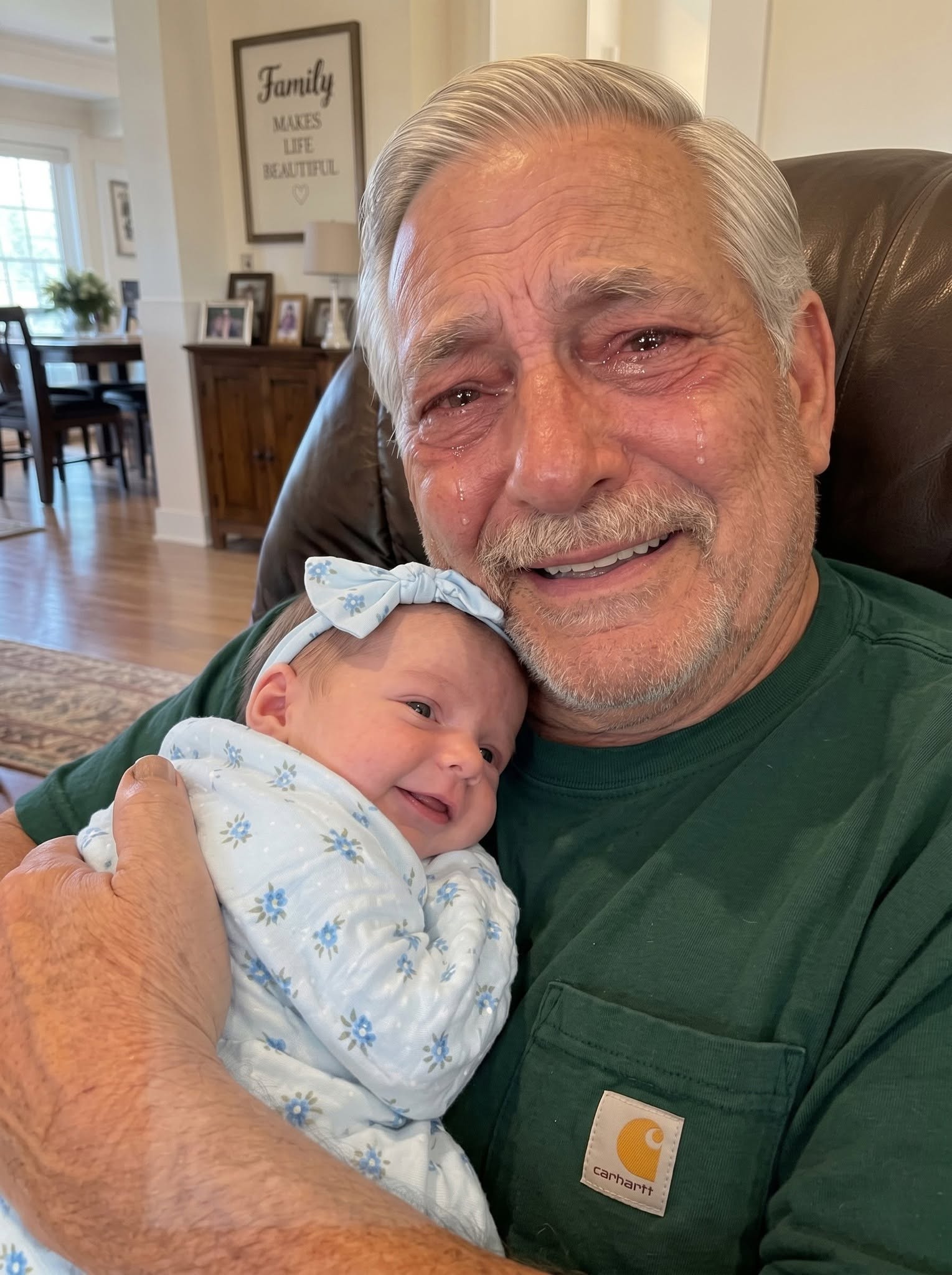I Brought My Newborn Daughter to Meet Grandpa—One Look at Her Eyes Made Him Reveal a Secret My Mother Took to Her Grave