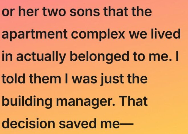 The Morning After Our Wedding, My New Wife Threw Me Out of My Own Home—She Had No Idea Who Really Owned the Building