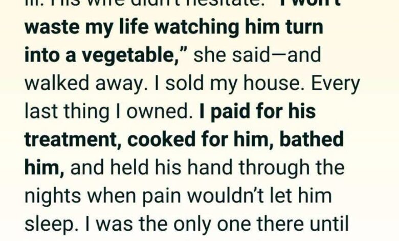 My Daughter-in-Law Abandoned My Son as He Was Dy!ng — The Secret He Left Behind Turned Everything