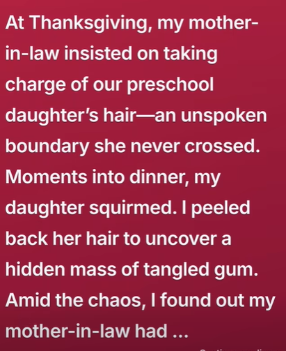 The Thanksgiving Secret Hidden in Grace’s Hair