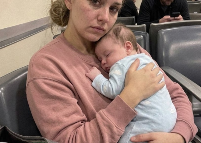 My MIL stormed into the ER while my 4-month-old had a 104°F fever and yelled, “He didn’t sign up for this much stress!” — what I did next stunned both her and my husband