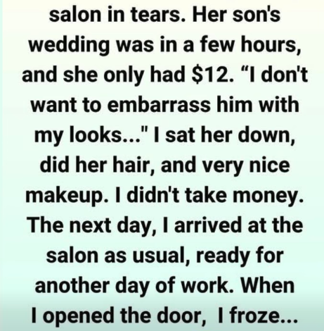 A Tearful Mother Rushed Into My Salon — What Happened Next Changed Both Our Lives Forever