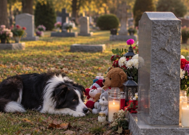 A Strange Dog Sat at My Son’s Grave Every Day – One Day, I Decided to Follow It