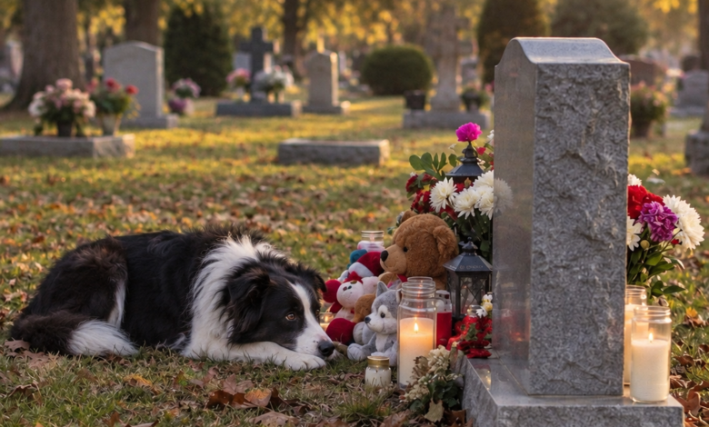 A Strange Dog Sat at My Son’s Grave Every Day – One Day, I Decided to Follow It