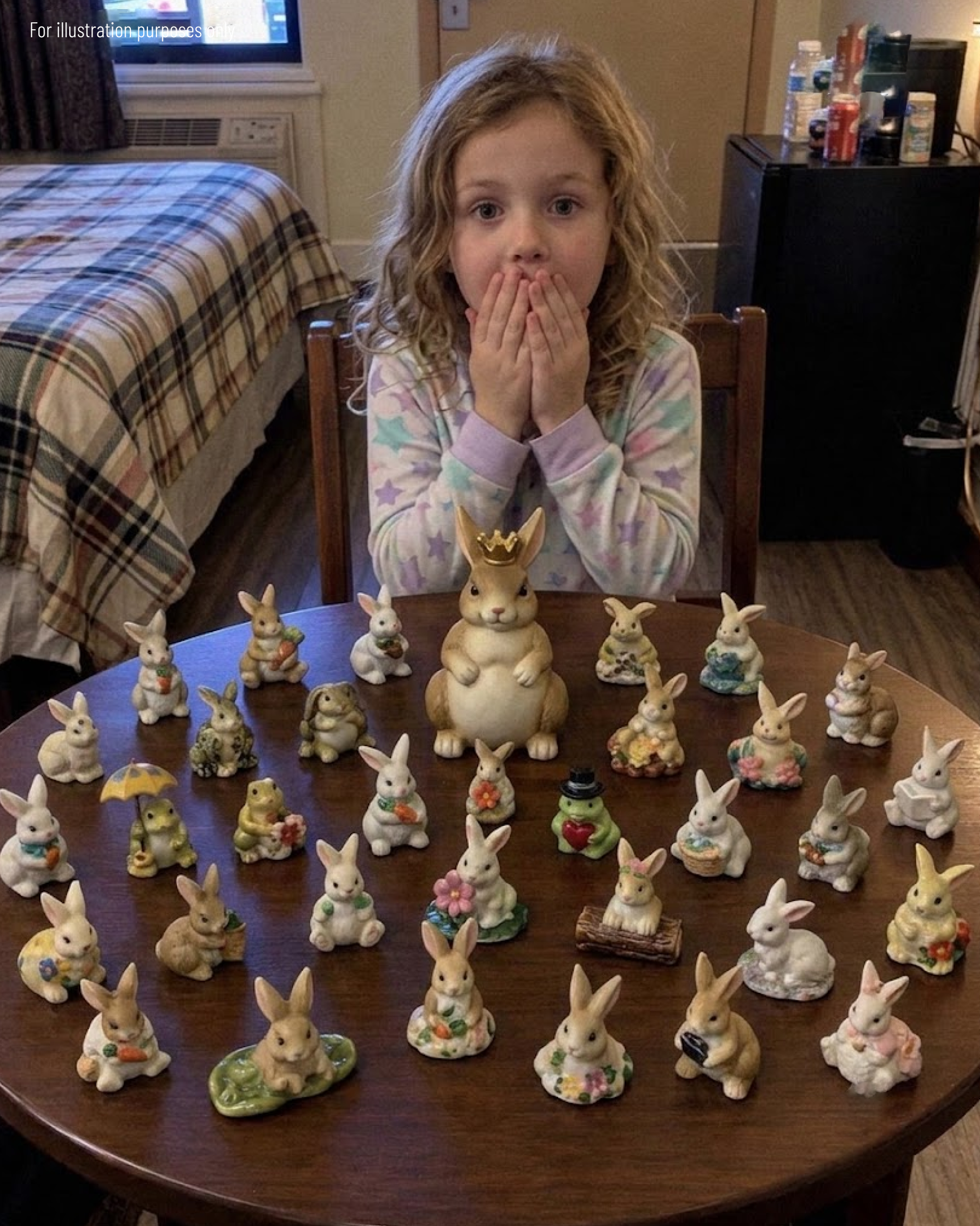 I bought 33 porcelain rabbits at a garage sale for my daughter’s eighth birthday — then she accidentally broke one, and what fell out made me go pale.