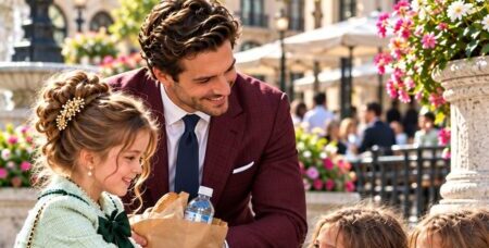 “Daddy, Pull Over! Quickly!” My Five-Year-Old Daughter Cried, Pointing at Two Tiny, Barefoot Girls Curled Up Beside a Heap of Trash on a New York City Sidewalk. Moments Later, I Was Kneeling in the Rain, Unable to Believe What I Saw.