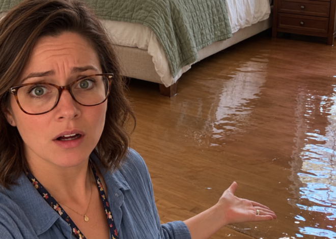 Wife Saw Pink Liquid Leaking from Husband’s Drawer During a Flood – She Sent Him a Photo, and He Begged Her Not to Open It