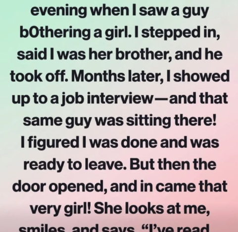 On a rainy street, I posed as a stranger’s brother—months later, she changed my life in ways I never expected.
