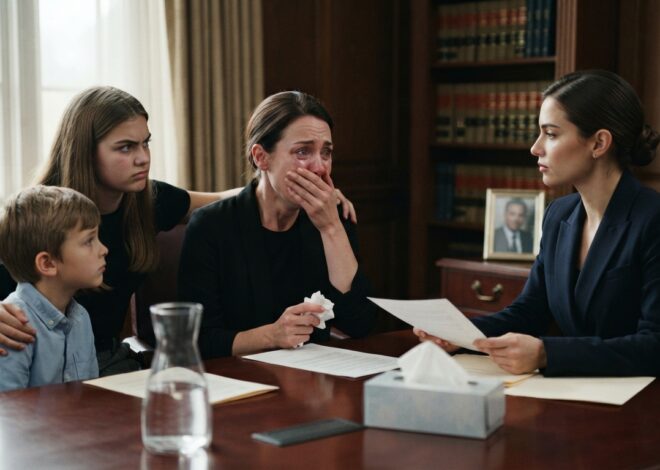 Single Mother of 3 Shows up for the Reading of Her Late Husband’s Will Only to Find Out the Lawyer Was His Mistress