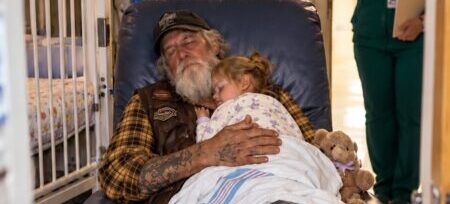 A 70-Year-Old Biker Spotted Something Crawling Across Interstate 40 at Midnight—Then Realized It Was a Toddler